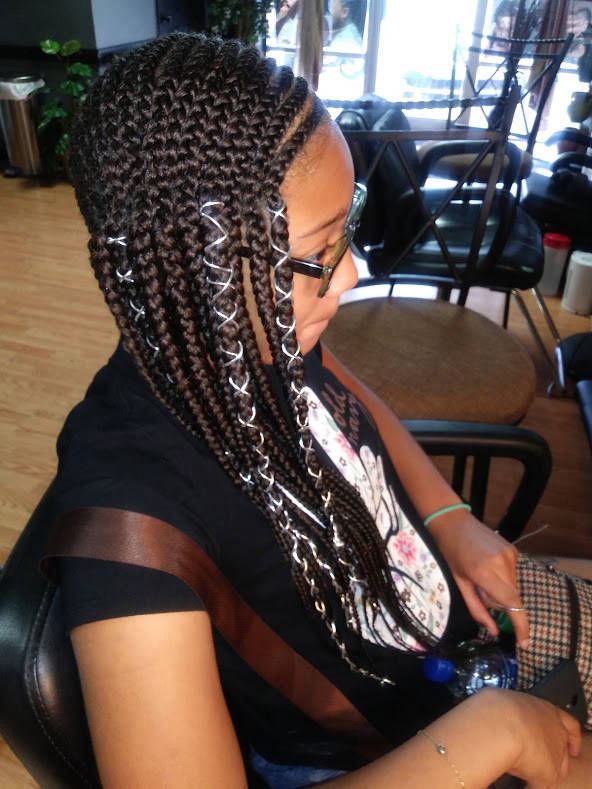 Professional african hair braiding alabama huntsville salon knotless
