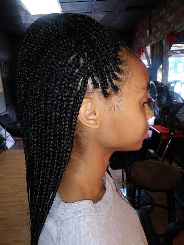 Professional african hair braiding alabama huntsville salon knotless